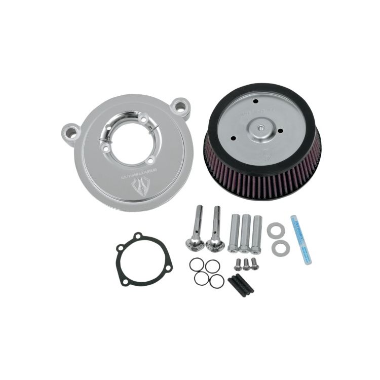 Arlen Ness Naked Stage 1 Big Sucker Air Cleaner For Harley Twin Cam 1999-2015