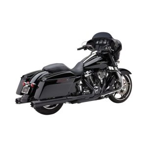 Cobra 4" NH Dual Cut Slip-On Mufflers For Harley Touring 1999-2016