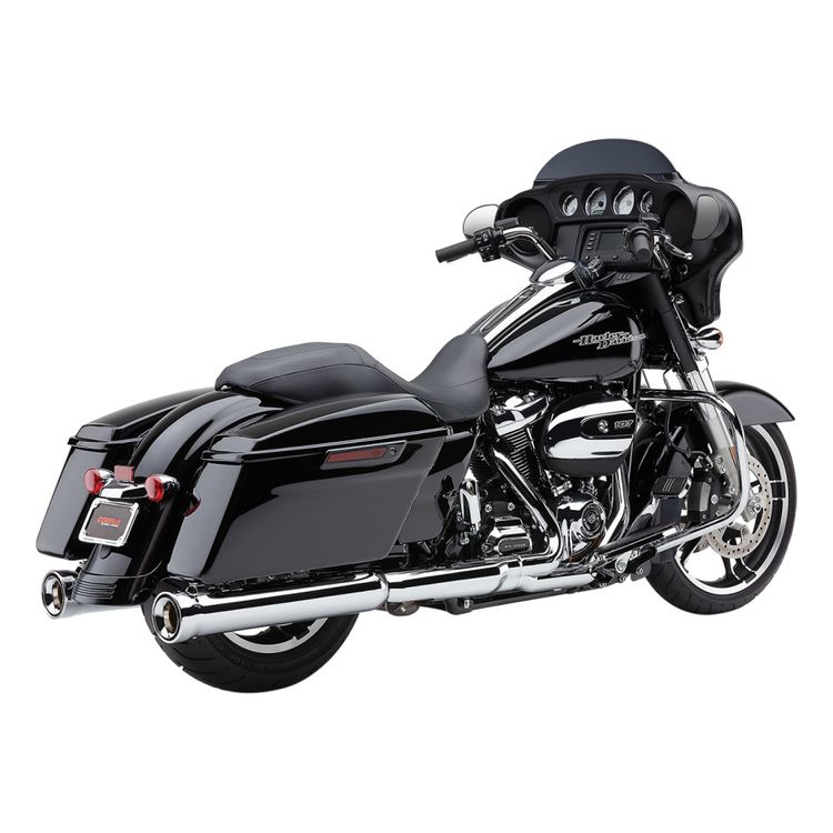 Cobra 4" NH Slip-On Mufflers For Harley Touring 2017-2026