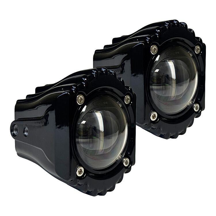 Custom Dynamics Shark Demon LED Fog Lights For Harley 2011-2022
