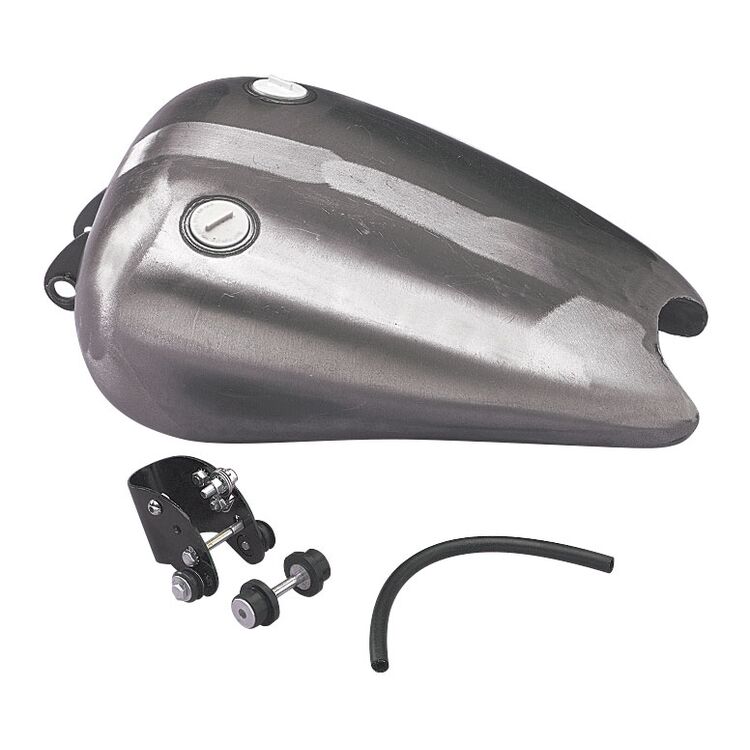 Drag Specialties Extended Smooth-Top Fat Bob Gas Tank For Harley Sportster 1982-2003 - Image 2