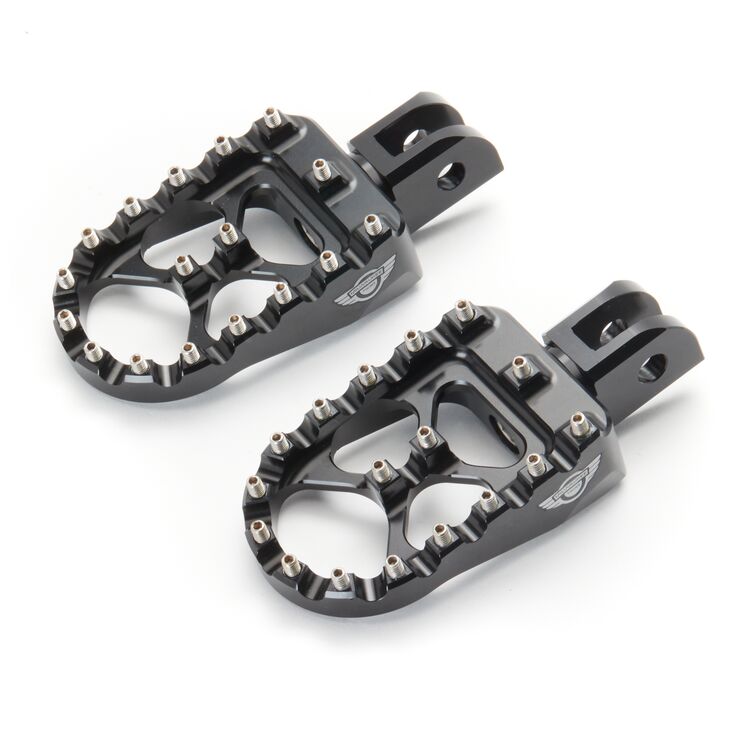 Milwaukee Twins MX Style Rider Pegs For Harley Softail / Sportster S / Nightster 2018-2026