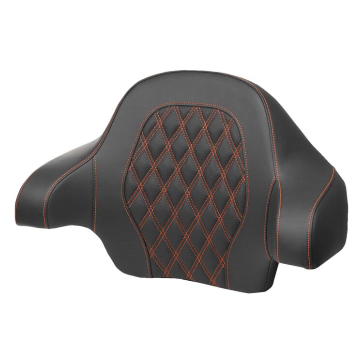 Saddlemen RoadSofa LS Lattice Stitch Tour Pack Backrest Pad For Harley Touring 2014-2026 - Image 3