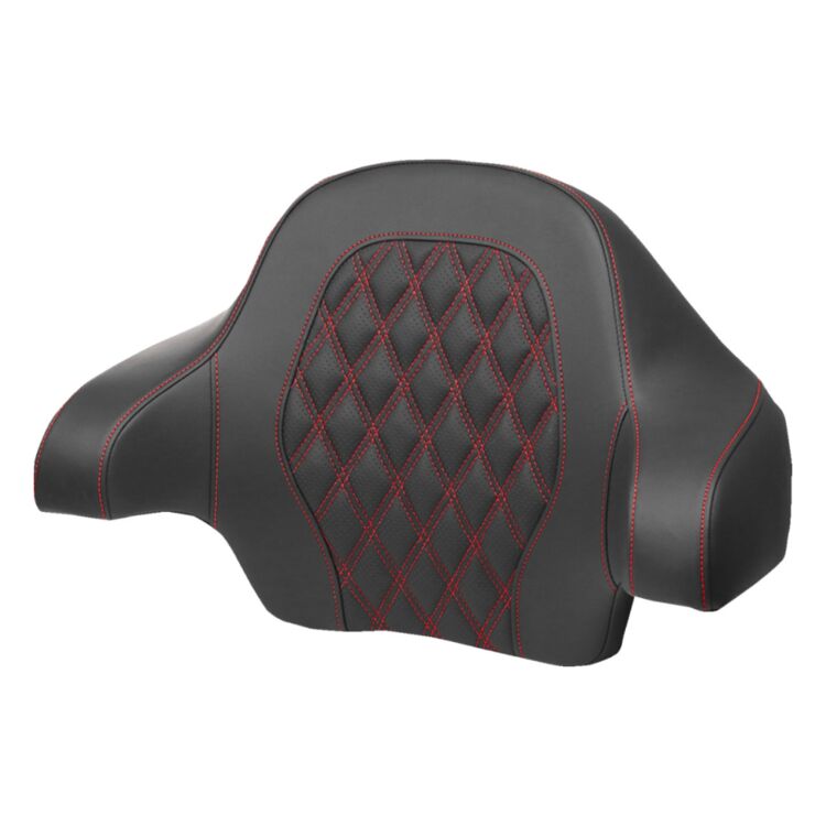 Saddlemen RoadSofa LS Lattice Stitch Tour Pack Backrest Pad For Harley Touring 2014-2026 - Image 4