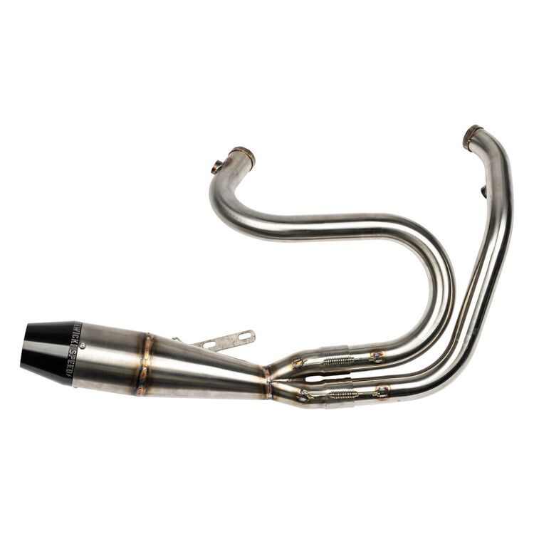 Sawicki Speed Shop 2-Into-1 Shorty Exhaust For Harley Dyna 1991-2017 - Image 3