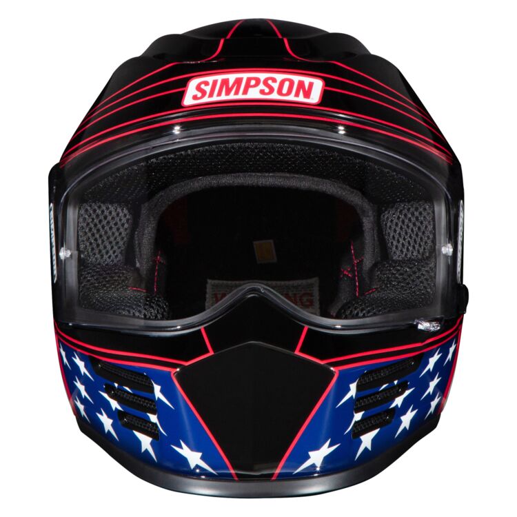 Simpson Speed Bandit Americana Helmet - Image 6