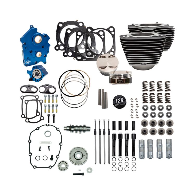 S&S Cycle 129" Power Pack For Harley With 107" Milwaukee-Eight 2017-2026 - Image 4