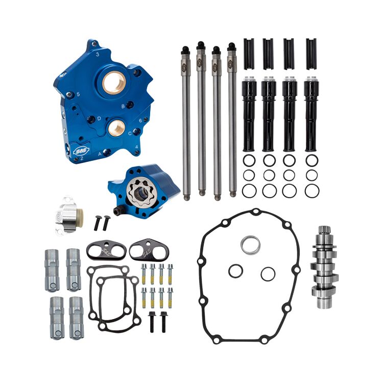 S&S Cycle 496 Cam Chest Kit For Harley Oil Cooled Milwaukee-Eight 2017-2026