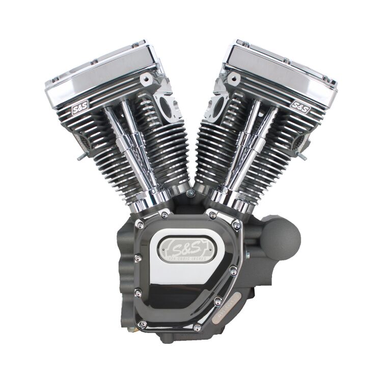 S&S Cycle T124 Long Block Engine With Easy Start Cams For Harley Touring 2007-2016 - Image 2