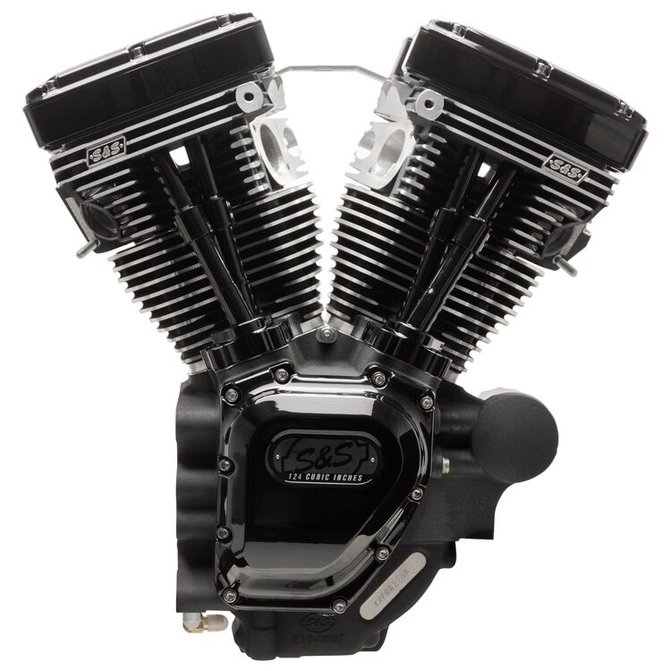 S&S Cycle T124 Long Block Engine With Easy Start Cams For Harley Touring 2007-2016 - Image 3