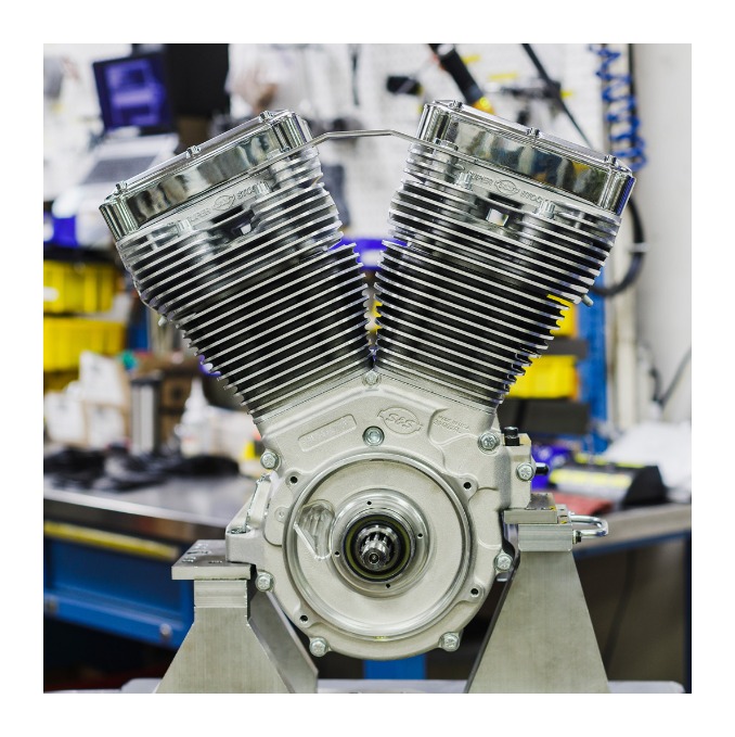 S&S Cycle V111 V Series Long Block Engine For Harley EVO 1984-2000