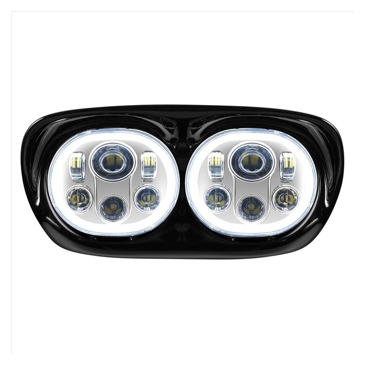 HogWorkz LED Dual Halomaker Headlights For Harley Road Glide 1998-2013 - Image 6