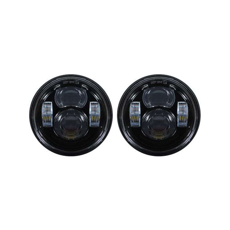 HogWorkz LED Headlights For Harley Fat Bob 2008-2017