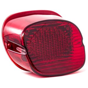 Letric Lighting Co. Deluxe Slantback LED Taillight w/ No Plate Window For Harley 1999-2026