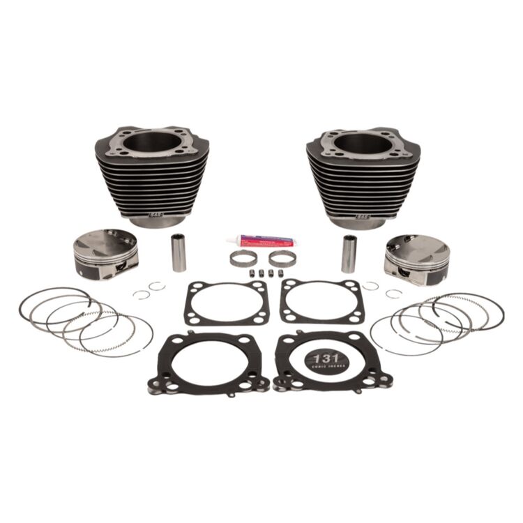 S&S Cycle 131" Big Bore Stroker Cylinder & Piston Kits For Harley Milwaukee-Eight 2017-2026