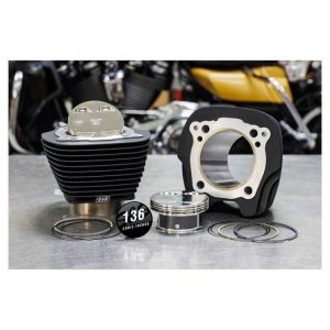 S&S Cycle 136" Big Bore Cylinder Kit For Harley Air Cooled Milwaukee-Eight 2017-2026