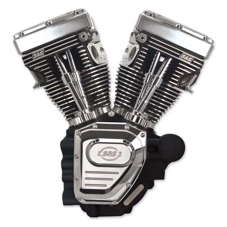 S&S Cycle T124 Long Block Engine with Easy Start 585 Camshafts For Harley Touring 2007-2016 - Image 2
