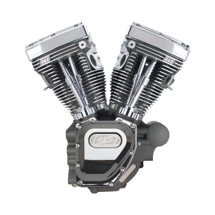S&S Cycle T124 Long Block Engine with Easy Start 585 Camshafts For Harley Touring 2007-2016 - Image 3