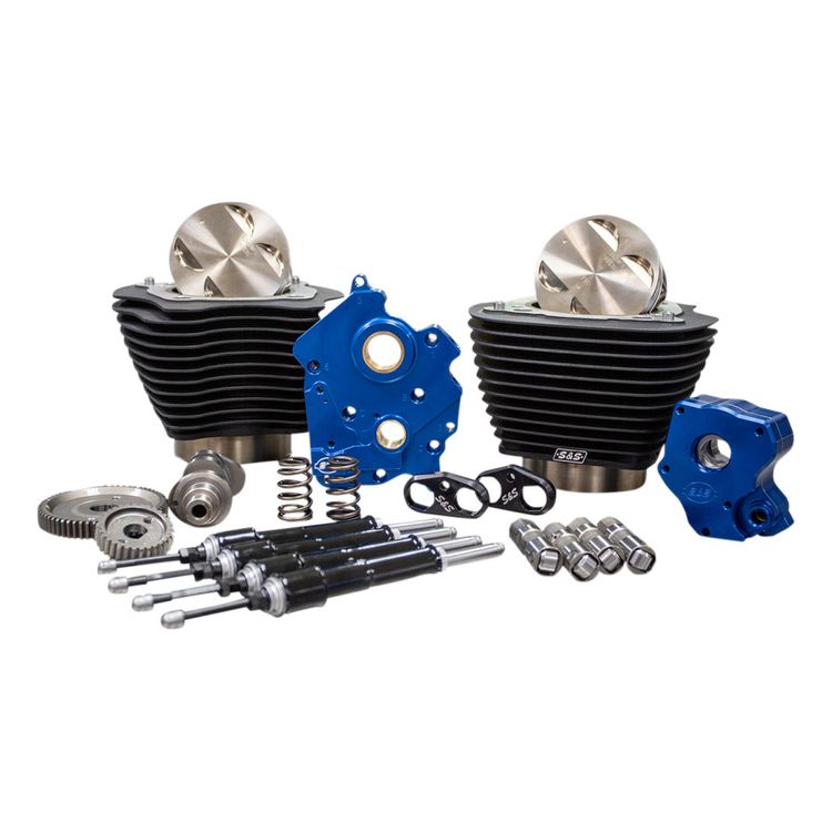 S&S Cycle 124" Power Package For Harley Oil Cooled 107" Milwaukee-Eight 2017-2026