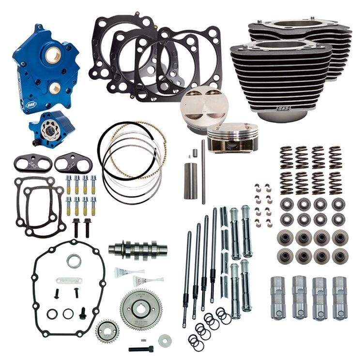 S&S Cycle 124" Power Package For Harley Oil Cooled Milwaukee-Eight 2017-2026 - Image 3