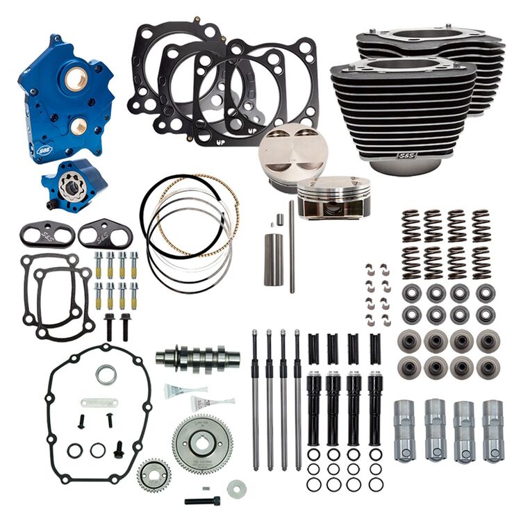 S&S Cycle 124" Power Package For Harley Oil Cooled Milwaukee-Eight 2017-2026 - Image 2