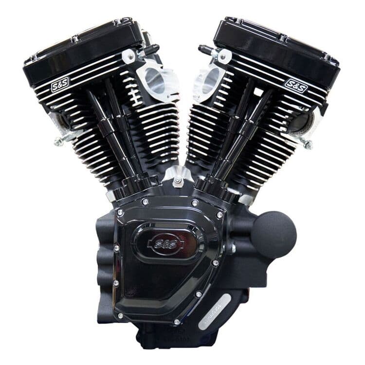 S&S Cycle T143 Long Block Engine With Easy Start Camshafts For Harley Touring 2007-2017 - Image 2