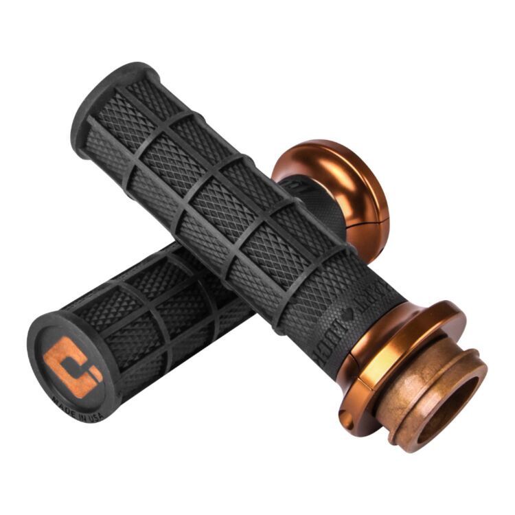 ODI Hart Luck Lock On Grips For Harley With Dual Cable Throttle - Image 2
