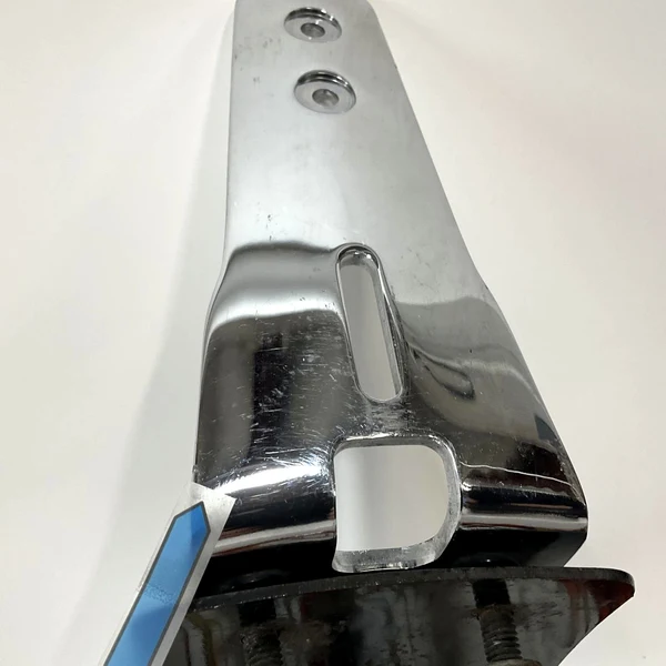 Genuine Harley Deuce Tall Passenger Chrome Backrest Bracket 51144-02 - Image 2