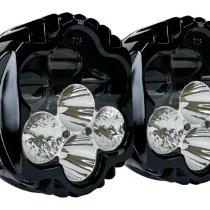 Custom Dynamics Shark Demon 2 Headlight Light With Speed Plates For Harley FLTRX 2023-2026