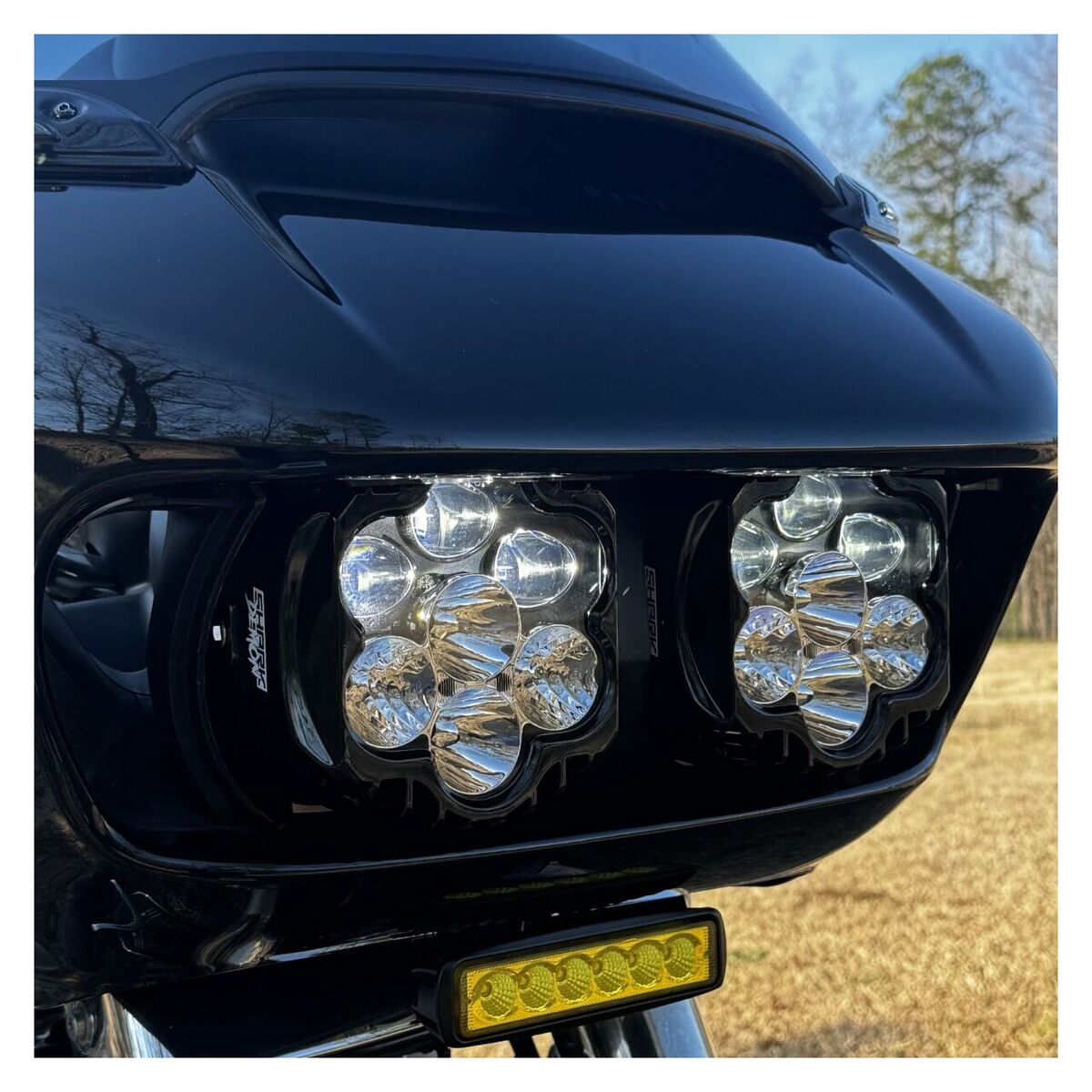 Custom Dynamics Shark Demon 2 Headlight For Harley Road Glide 2015-2025 - Image 4
