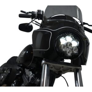 Custom Dynamics Shark Demon LED Headlight For Memphis Shades Road Warrior Fairing