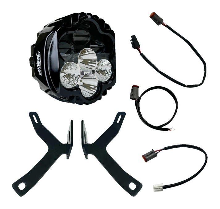 Custom Dynamics Shark Demon LED Headlight For Memphis Shades Road Warrior Fairing - Image 2