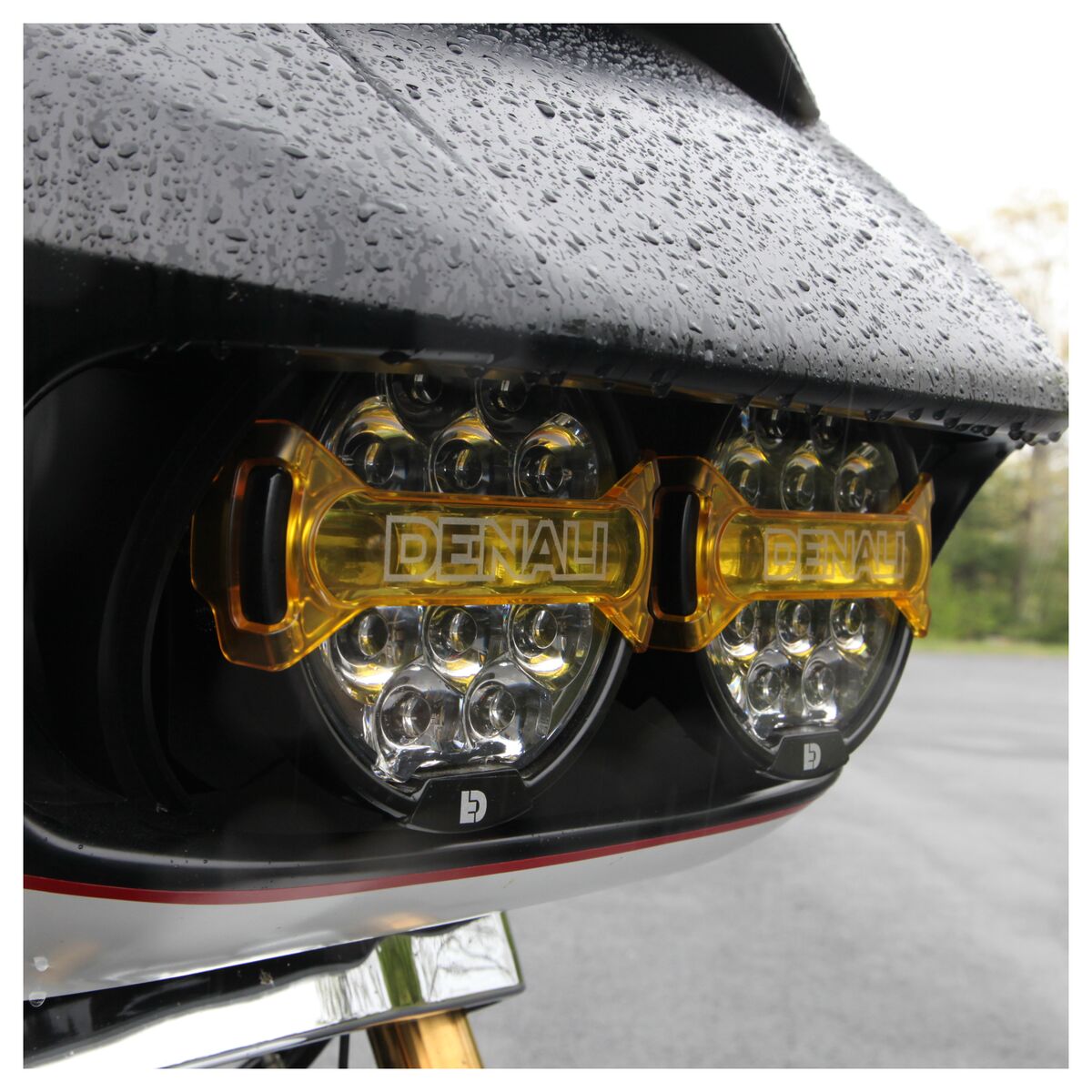 Denali Destroyer LED Headlight Kit For Harley Road Glide 2015-2025 - Image 2