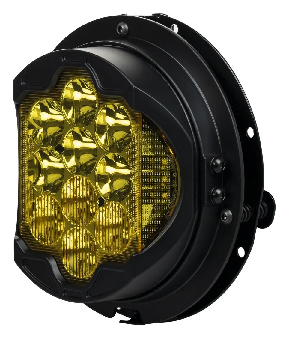HogWorkz Goldtooth 7" LED Performance Headlight For Harley Touring 1994-2025 - Image 2
