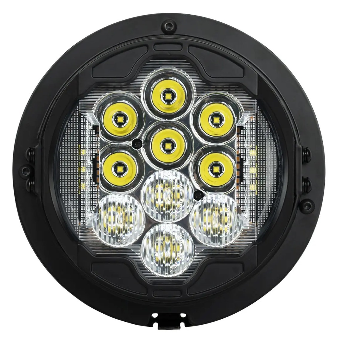 HogWorkz Silvertooth 7" LED Performance Headlight For Harley Touring 1994-2025