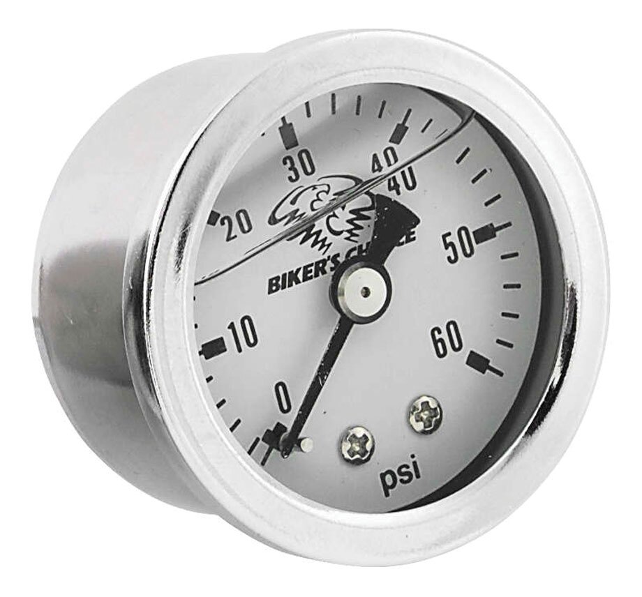 Biker's Choice Liquid Filled Oil Pressure Gauge - Image 2
