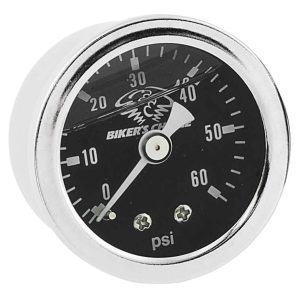 Biker's Choice Liquid Filled Oil Pressure Gauge