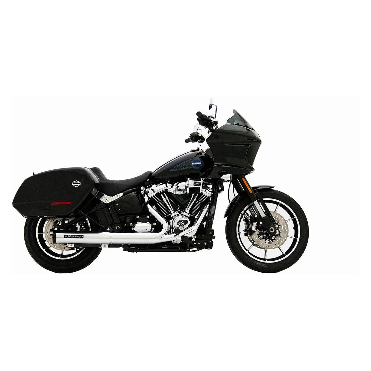 Rinehart HP 40 2-Into-1 Slip-On Muffler For Harley Softail 2025-2026