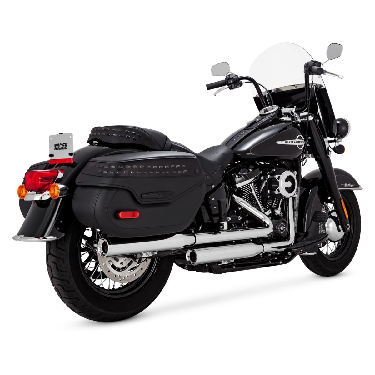 Vance & Hines PCX Eliminator 300 Slip-On Mufflers For Harley Heritage / Deluxe 2018-2024 - Image 2