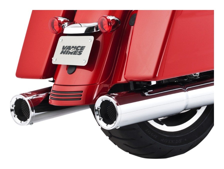 Vance & Hines 4 1/2" Hi-Output Slip-On Mufflers For Harley Touring 2017-2026 - Image 3