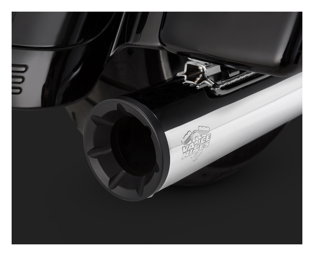 Vance & Hines 4" Eliminator Slip-On Mufflers For Harley Touring 1995-2016 / Trike 2009-2026 - Image 4