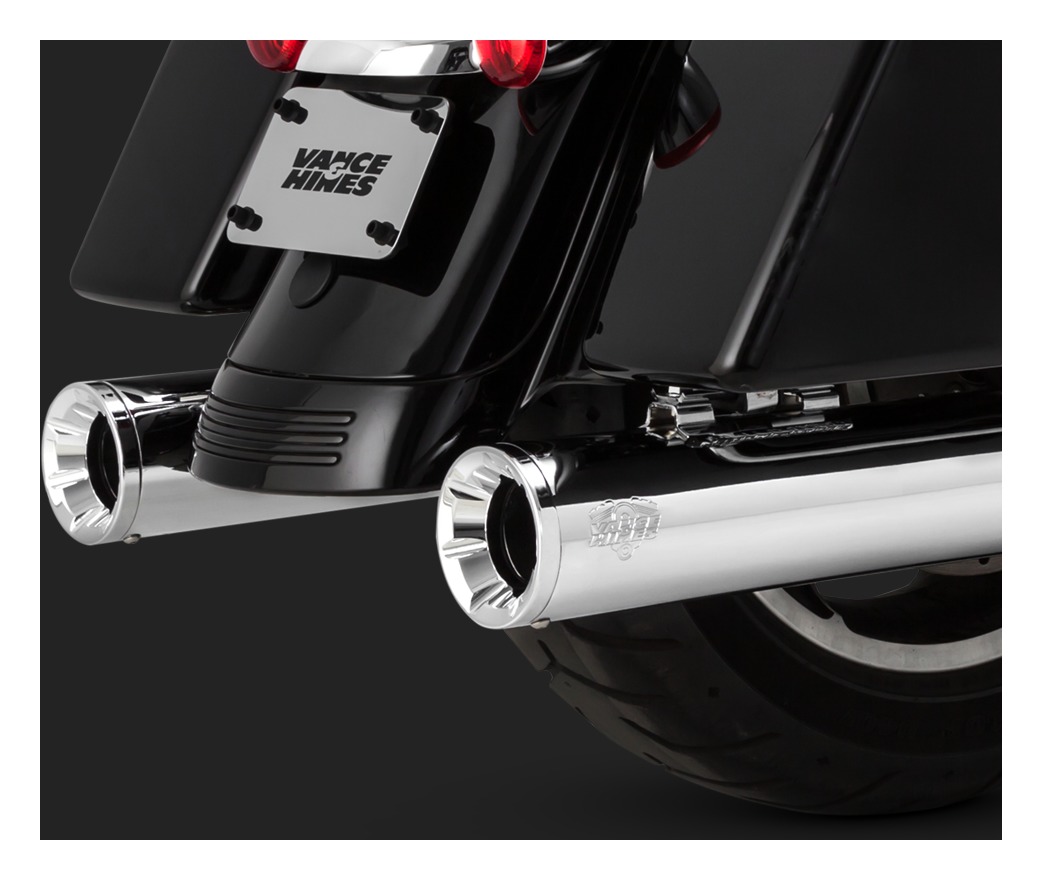 Vance & Hines 4" Eliminator Slip-On Mufflers For Harley Touring 2017-2026 - Image 4