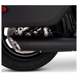Vance & Hines 4" Round Twin Slash Slip-On Muffler For Harley Softail 2025-2026