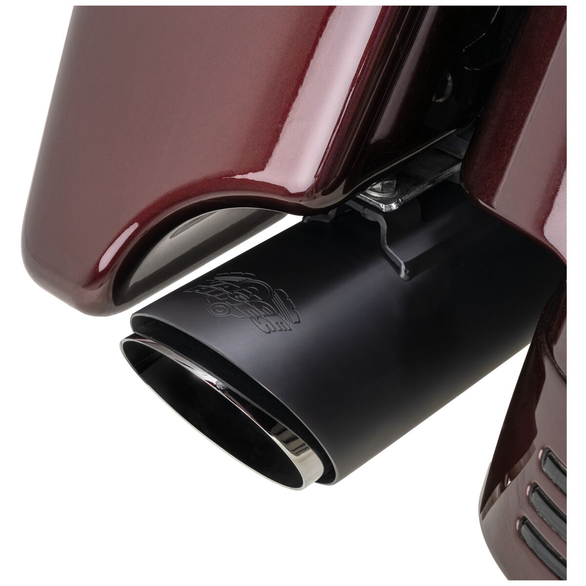 Vance & Hines 4" Round Twin Slash Slip-On Mufflers For Harley Touring 2017-2026 - Image 4