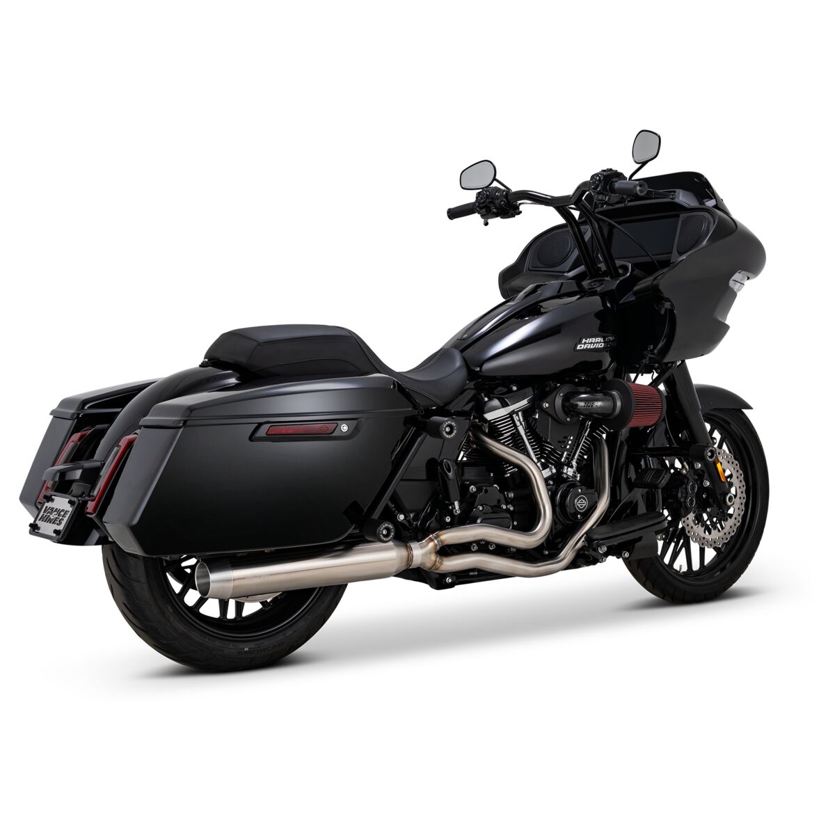 Vance & Hines Gaslighter 2 Into 1 Performance Exhaust System For Harley Touring 2017-2026