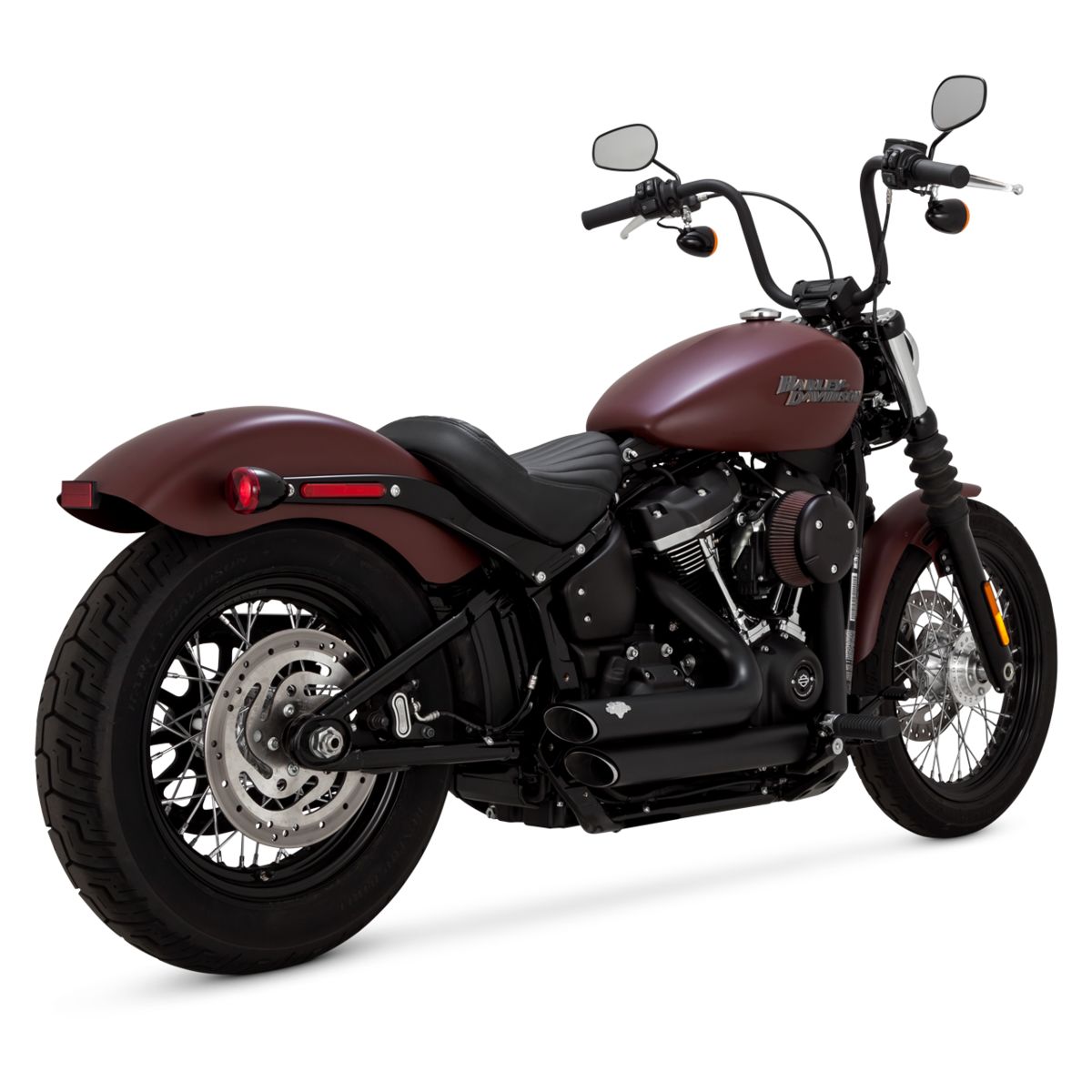 Vance & Hines PCX Shortshots Staggered Exhaust For Harley Softail 2018-2024 - Image 4