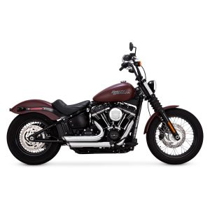 Vance & Hines PCX Shortshots Staggered Exhaust For Harley Softail 2018-2024