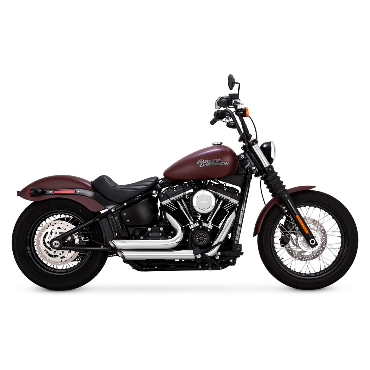 Vance & Hines PCX Shortshots Staggered Exhaust For Harley Softail 2018-2024